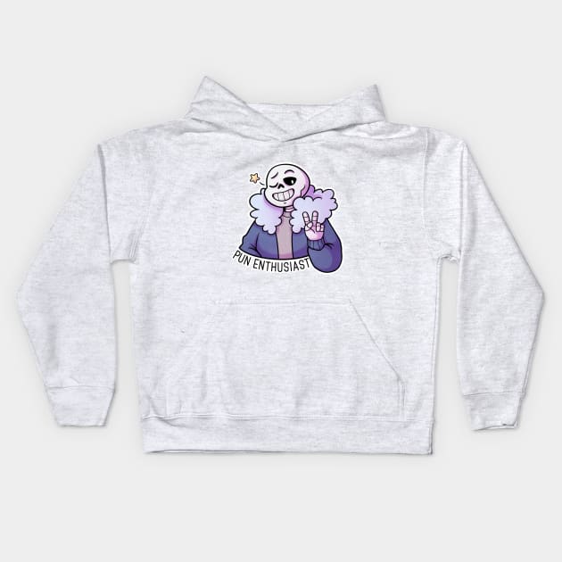 Sans. Kids Hoodie by lockholmes